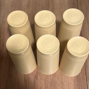 Tupperware Set of Six  Cups 873